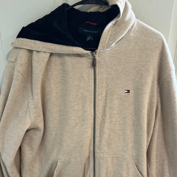 Tommy Hilfiger Light Tan Zip-Up Jacket - Picture 1 of 6